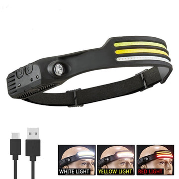 Alternating Color, Multi stripes  headlamp